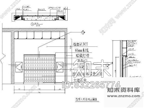 图块/节点楼梯间形象墙详图cad施工图下载【ID:832265774】