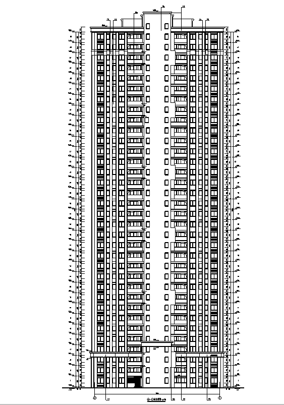 [安徽]超高层10栋住宅建筑施工图(含水暖电全专业图纸...施工图下载【ID:149776133】