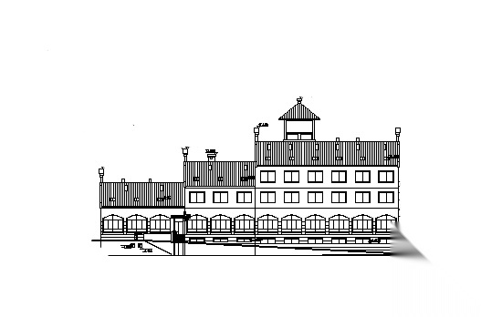 招待所-体育馆-酒吧茶馆-活动中心建筑施工图（22套）cad施工图下载【ID:151651196】