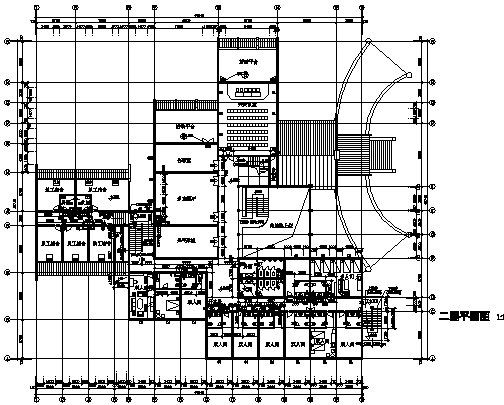 招待所-体育馆-酒吧茶馆-活动中心建筑施工图（22套）cad施工图下载【ID:151651196】