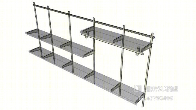 置物架SU模型下载【ID:47790409】
