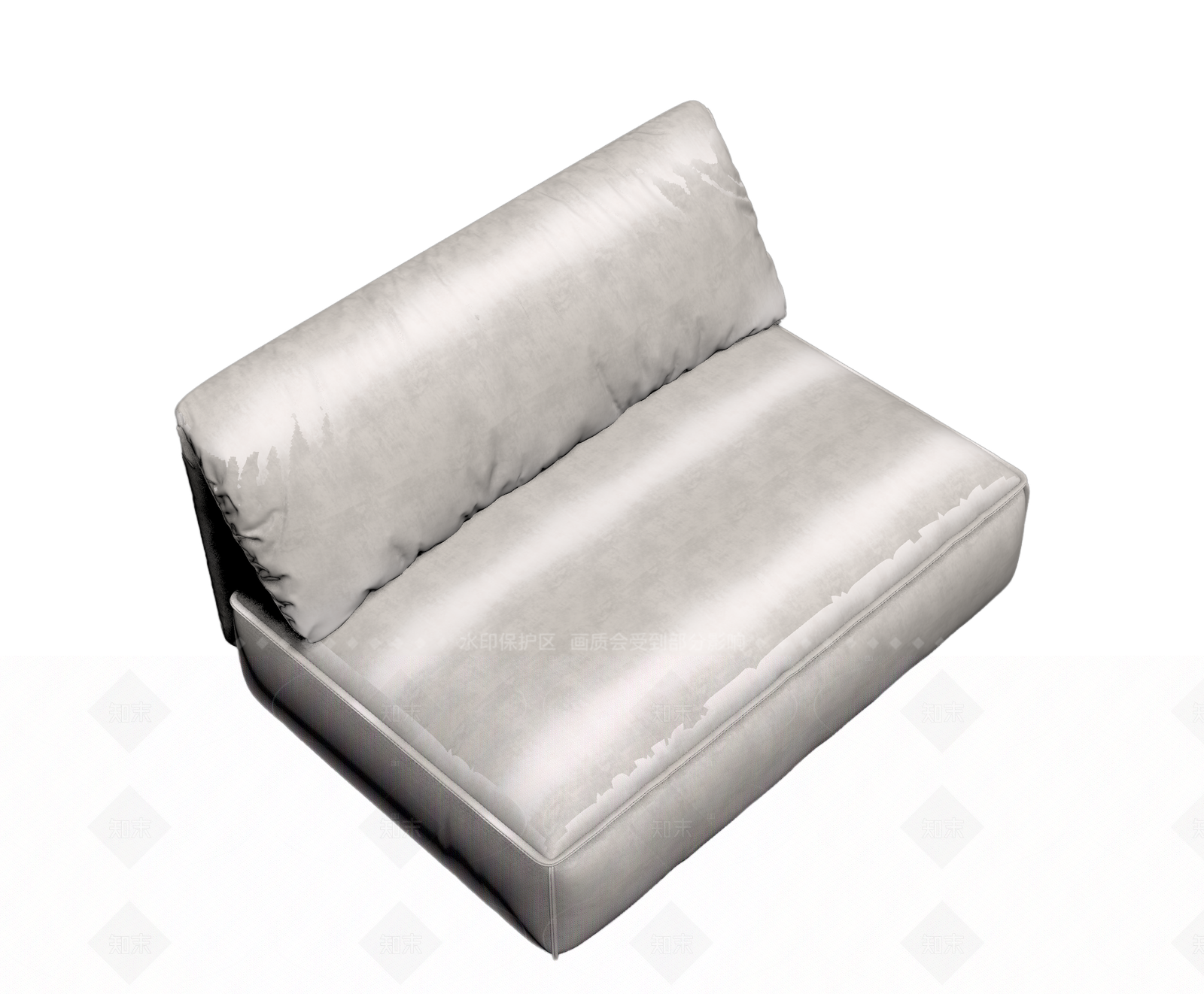 单人沙发3D模型下载【ID:1206205350】