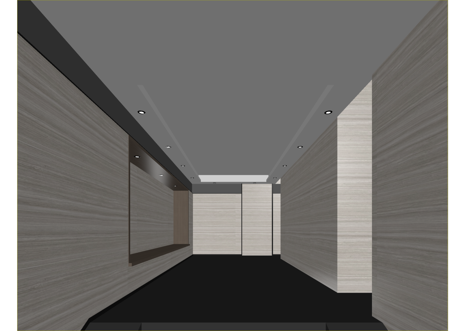 新中式走廊3D模型下载【ID:1214765679】