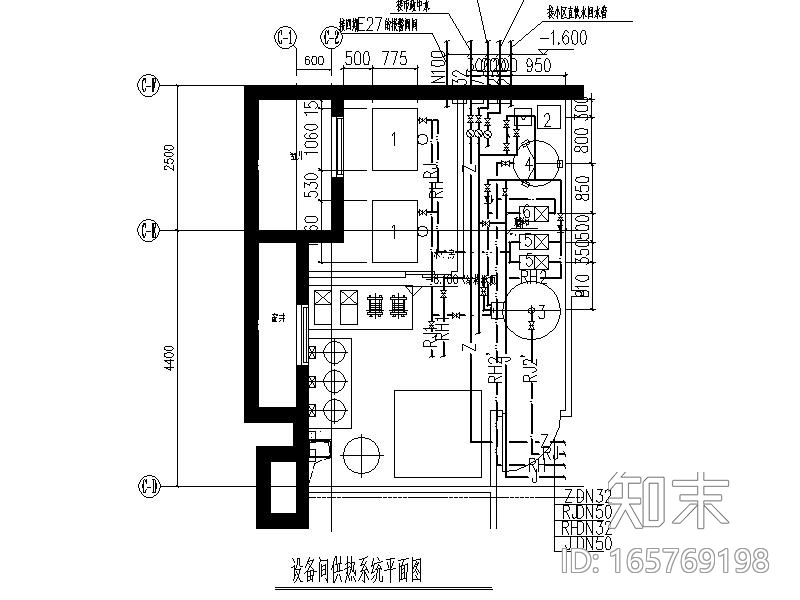 高档别墅游泳池水处理全套图纸（臭氧消毒）cad施工图下载【ID:165769198】