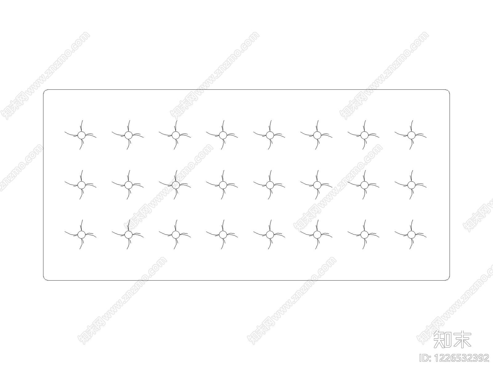 现代开关插座CAD图纸