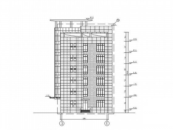 某矿业办公楼、食堂装饰幕墙工程建筑施工图施工图下载【ID:167932142】