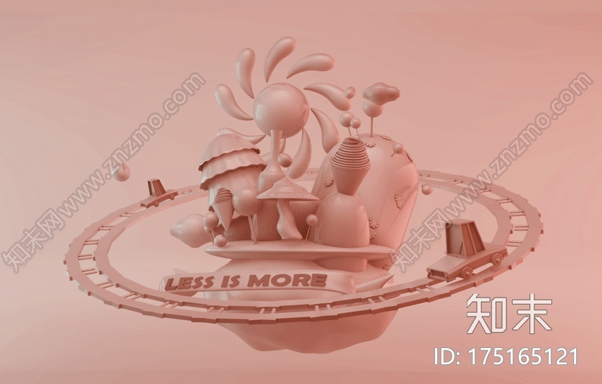 创意游乐场CG模型下载【ID:175165121】