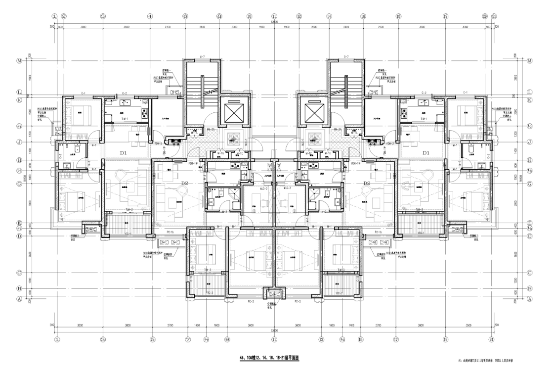 [北京]高层新古典主义塔式住宅及英式别墅（300多页PD...cad施工图下载【ID:165140186】