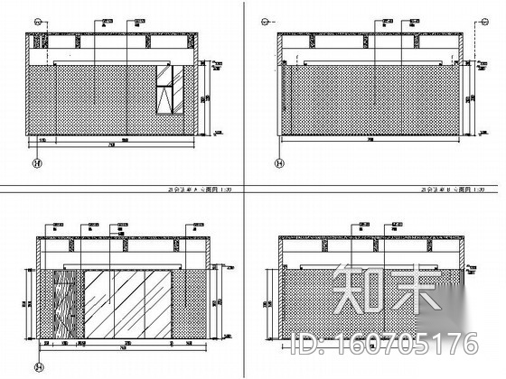 [江苏]全国连锁时尚现代家庭超市室内装修施工图（含效果...cad施工图下载【ID:160705176】