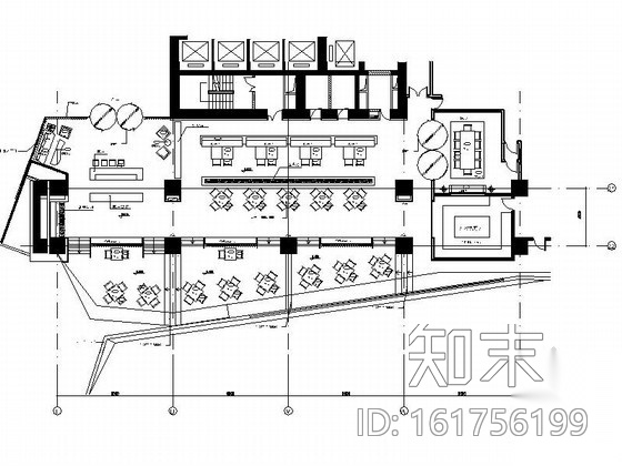 [北京]酒店牛排西餐厅室内装修图施工图下载【ID:161756199】