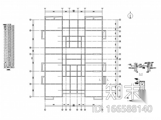 [北京]21层国贸宿舍楼装修改造结构施工图cad施工图下载【ID:166588140】