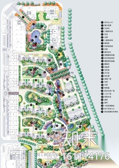 泉州某假日小区景观设计方案cad施工图下载【ID:161114176】