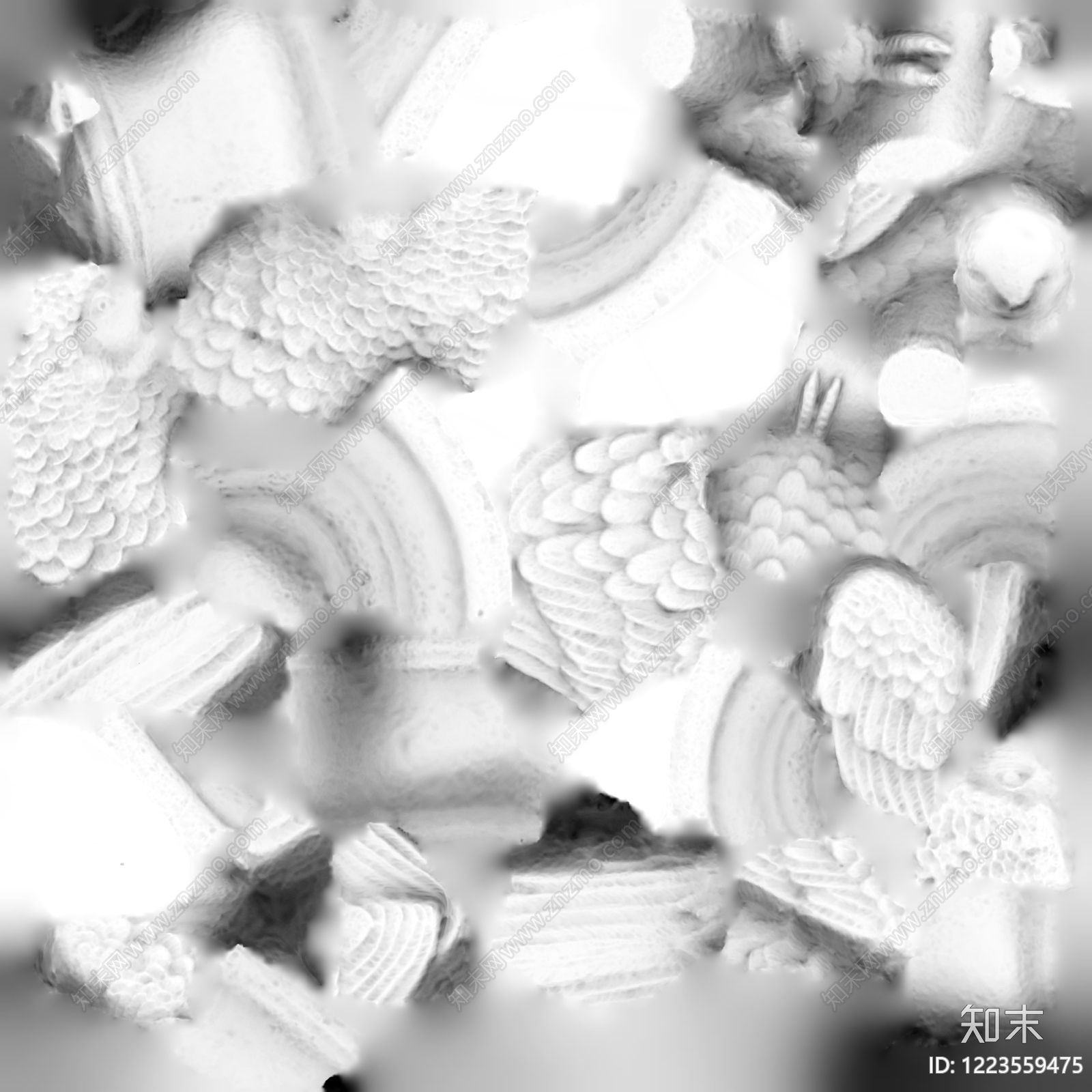 其他黑白凹凸贴图下载【ID:1223559475】