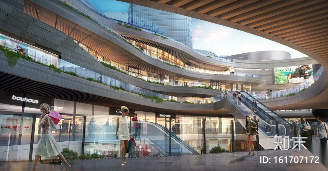 [广东]中心项目商业综合体室内精装设计施工图cad施工图下载【ID:161707172】