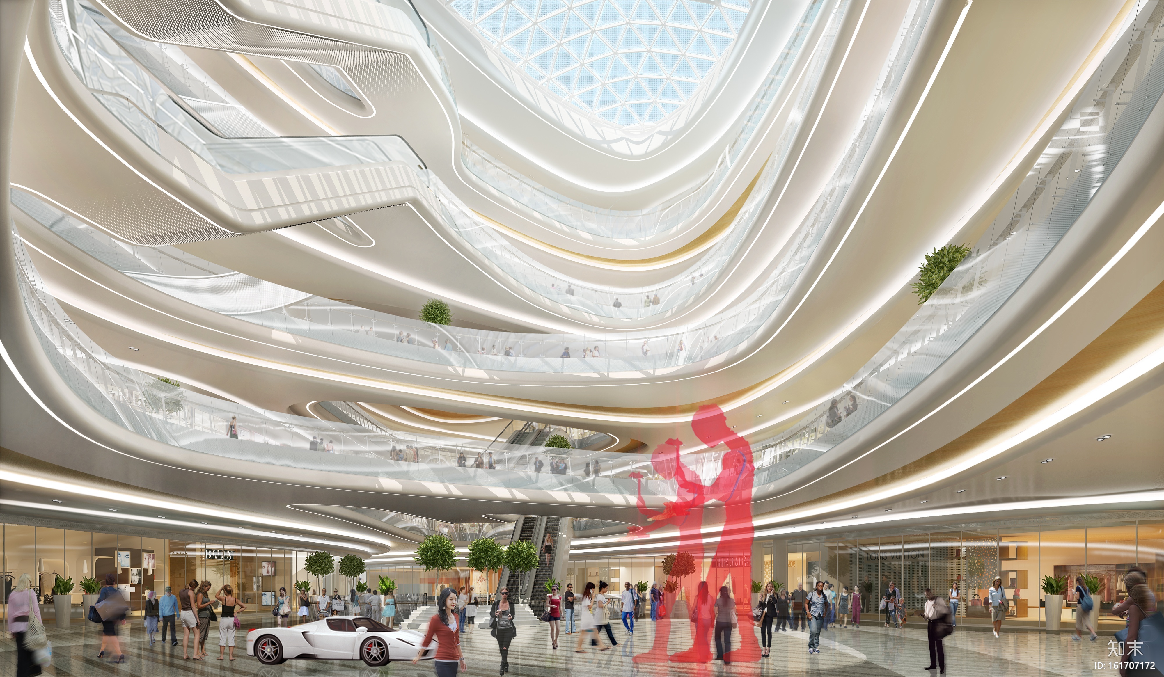 [广东]中心项目商业综合体室内精装设计施工图cad施工图下载【ID:161707172】