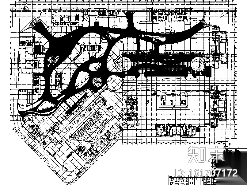 [广东]中心项目商业综合体室内精装设计施工图施工图下载【ID:161707172】