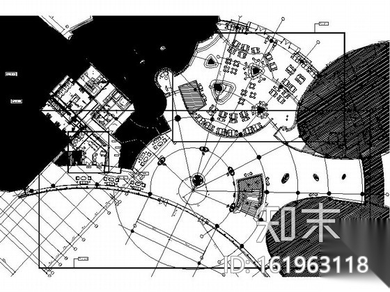 [福建]高端时尚国际酒店公共区室内装修施工图cad施工图下载【ID:161963118】