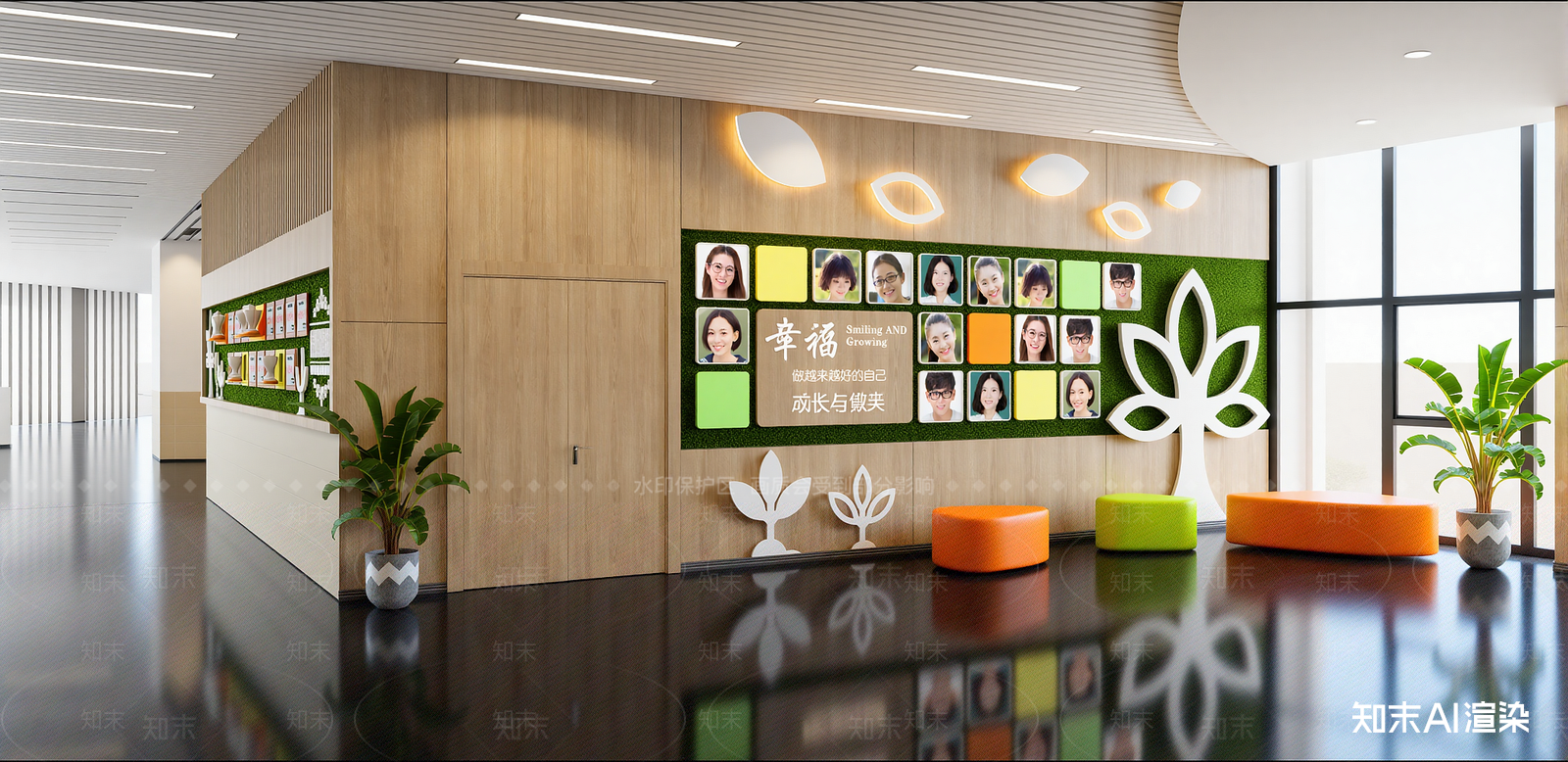 现代其他学校空间SU模型下载【ID:1215950593】