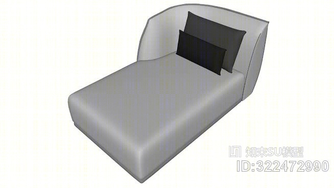 圆躺椅沙发系列，耗费的时间SU模型下载【ID:322472990】
