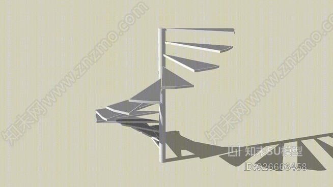 楼梯SU模型下载【ID:926666458】