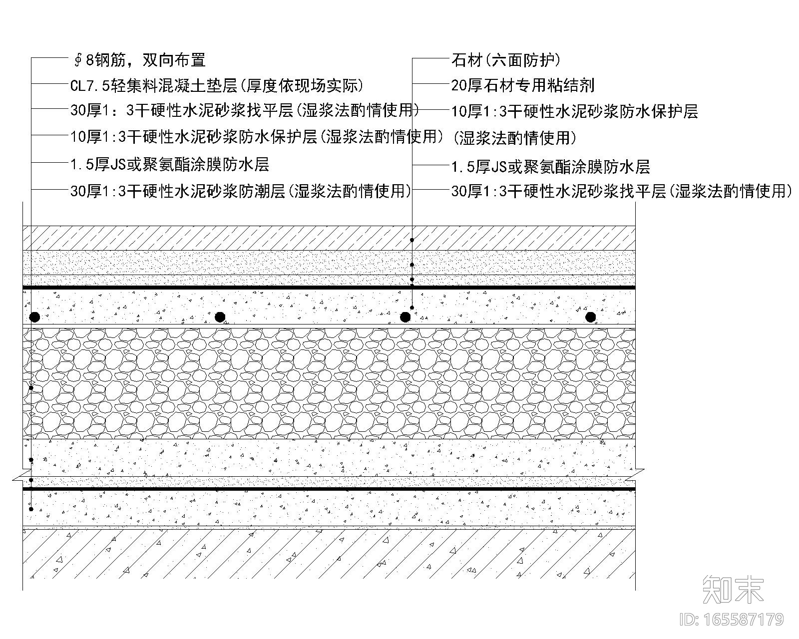 [金螳螂]室内节点详图汇总-石材篇施工图下载【ID:165587179】