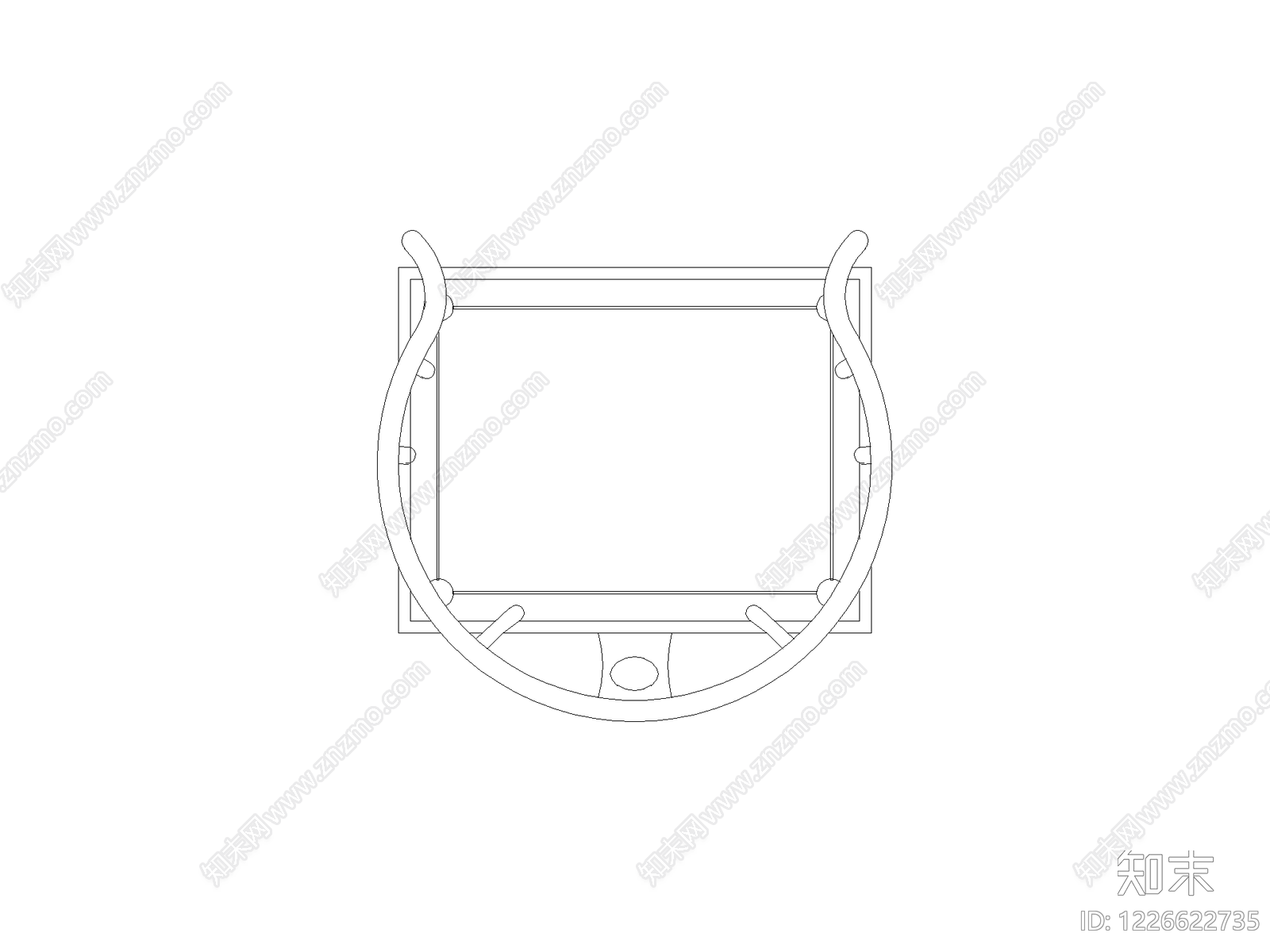 现代,意式椅子CAD图纸