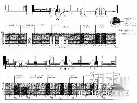 省级现代综合性医院新建干部病房楼装修施工图cad施工图下载【ID:165365115】