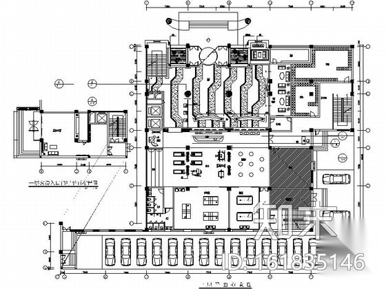 现代商务娱乐会所洗浴室内装修施工图（含效果）cad施工图下载【ID:161835146】