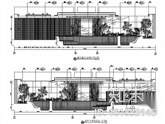 现代商务娱乐会所洗浴室内装修施工图（含效果）cad施工图下载【ID:161835146】