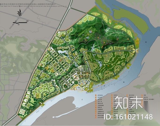 [重庆]合川花滩生态片区规划景观设计cad施工图下载【ID:161021148】