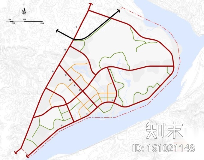 合川花滩地图图片