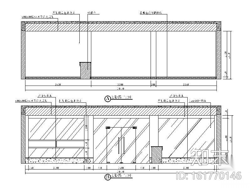 [广东]某面包房设计图施工图下载【ID:161770146】