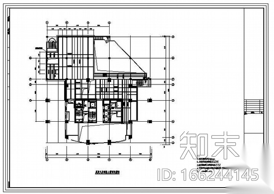 某大厦夹层钢结构图纸cad施工图下载【ID:166244145】