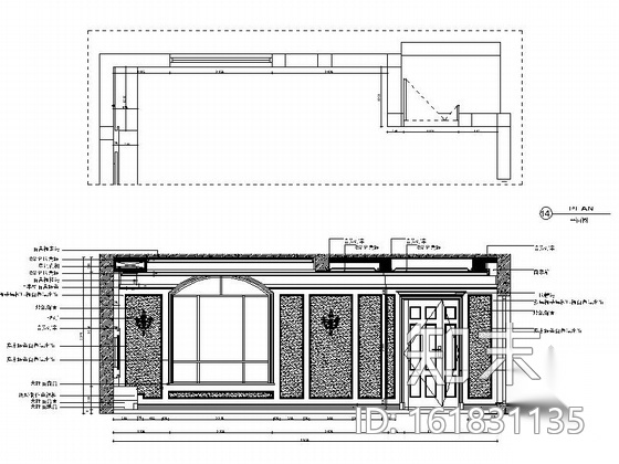 [上海]欧式尊享四层别墅施工图cad施工图下载【ID:161831135】