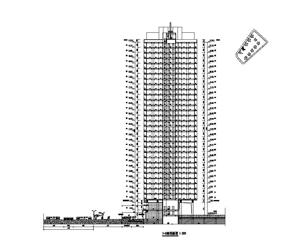 [广东]欧陆风格居住区建筑施工图设计 （CAD）施工图下载【ID:149578117】