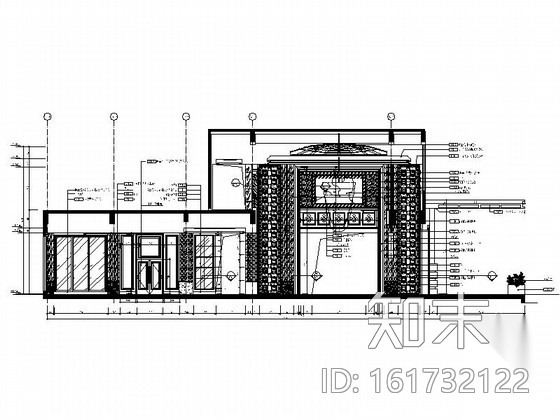 [武汉]奢华国际城售楼部装修图（含效果）cad施工图下载【ID:161732122】
