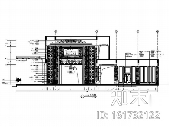 [武汉]奢华国际城售楼部装修图（含效果）cad施工图下载【ID:161732122】