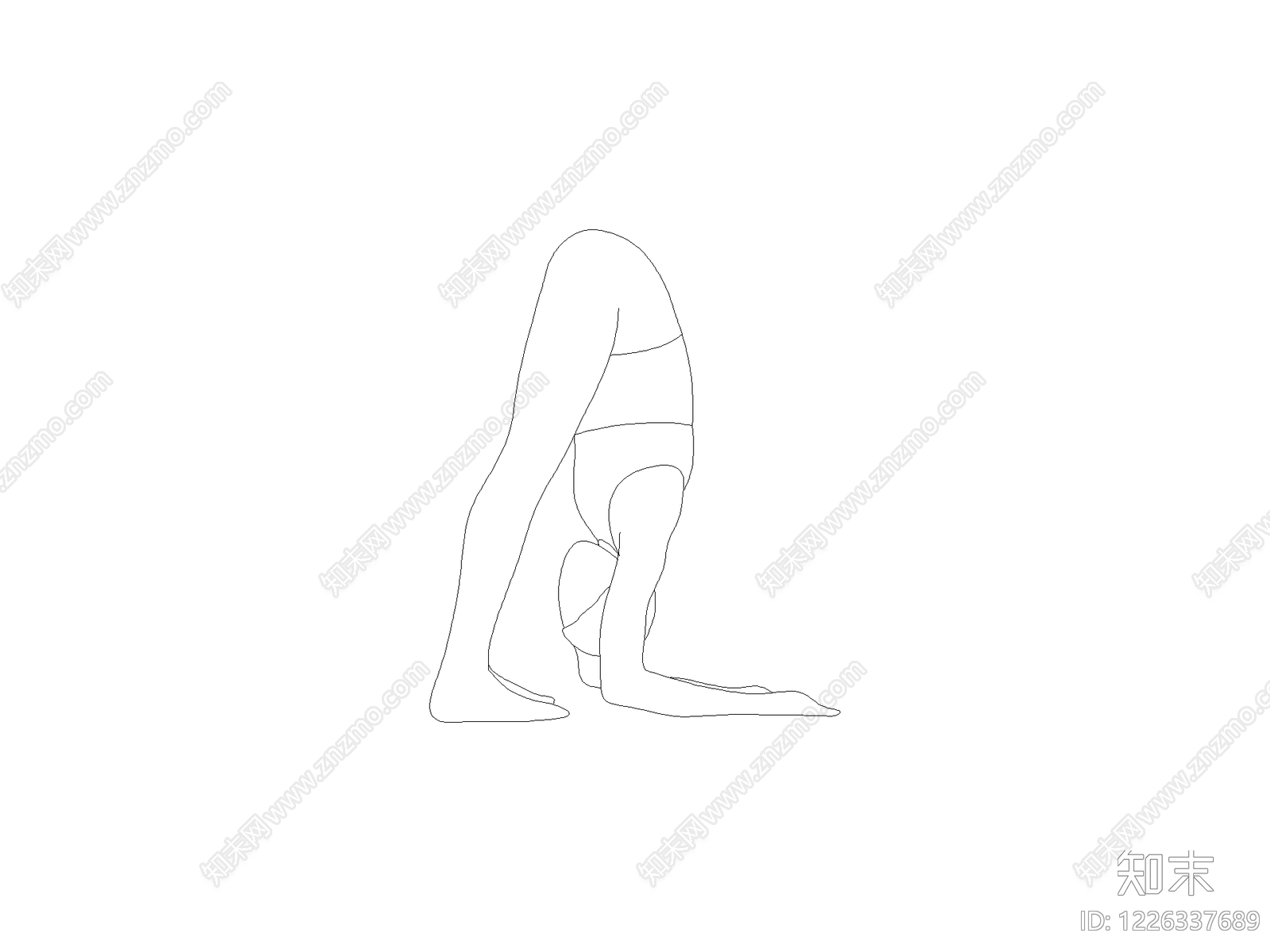 人物cad施工图下载【ID:1226337689】