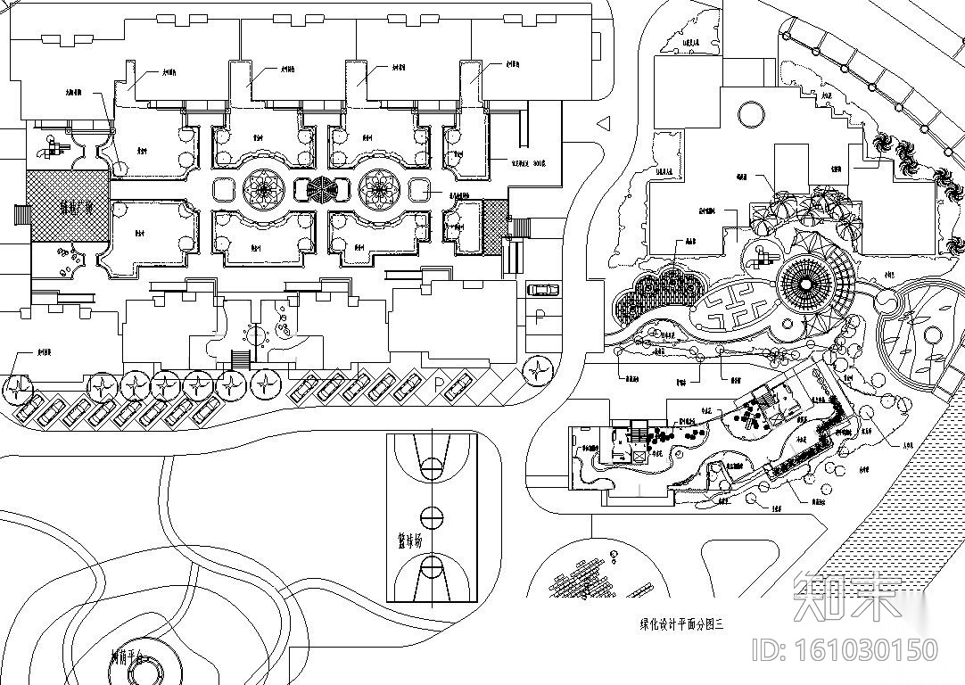 [上海]某小区居住区全套绿化景观施工图设计（CAD）施工图下载【ID:161030150】