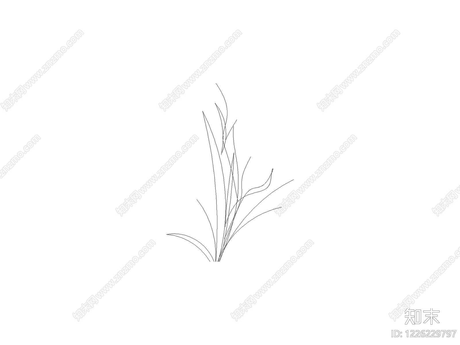 现代绿植CAD图纸