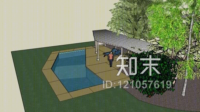 棚架SU模型下载【ID:121057619】