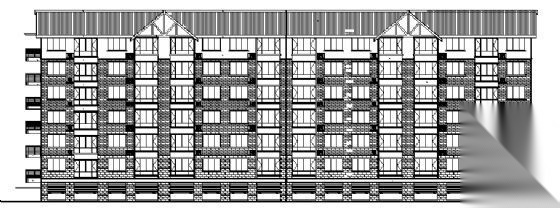 四川省御营山景6#楼建筑结构施工图cad施工图下载【ID:150004110】