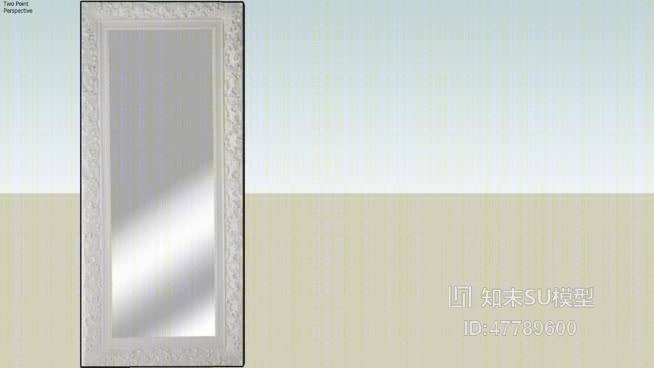 现代穿衣镜SU模型下载【ID:47789600】