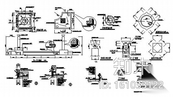 景观广场全套施工图施工图下载【ID:161033122】