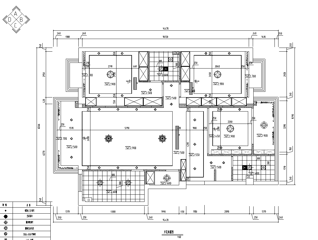 [浙江]杭州现代二居室家装住宅设计施工图施工图下载【ID:180363111】