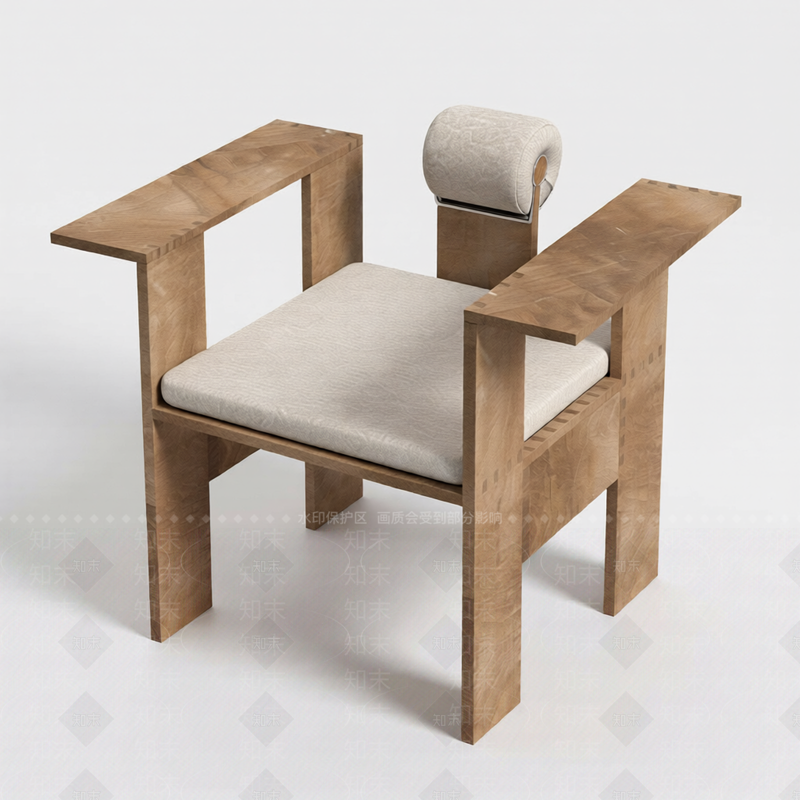 木质框架座椅模型3D模型下载【ID:1206183169】