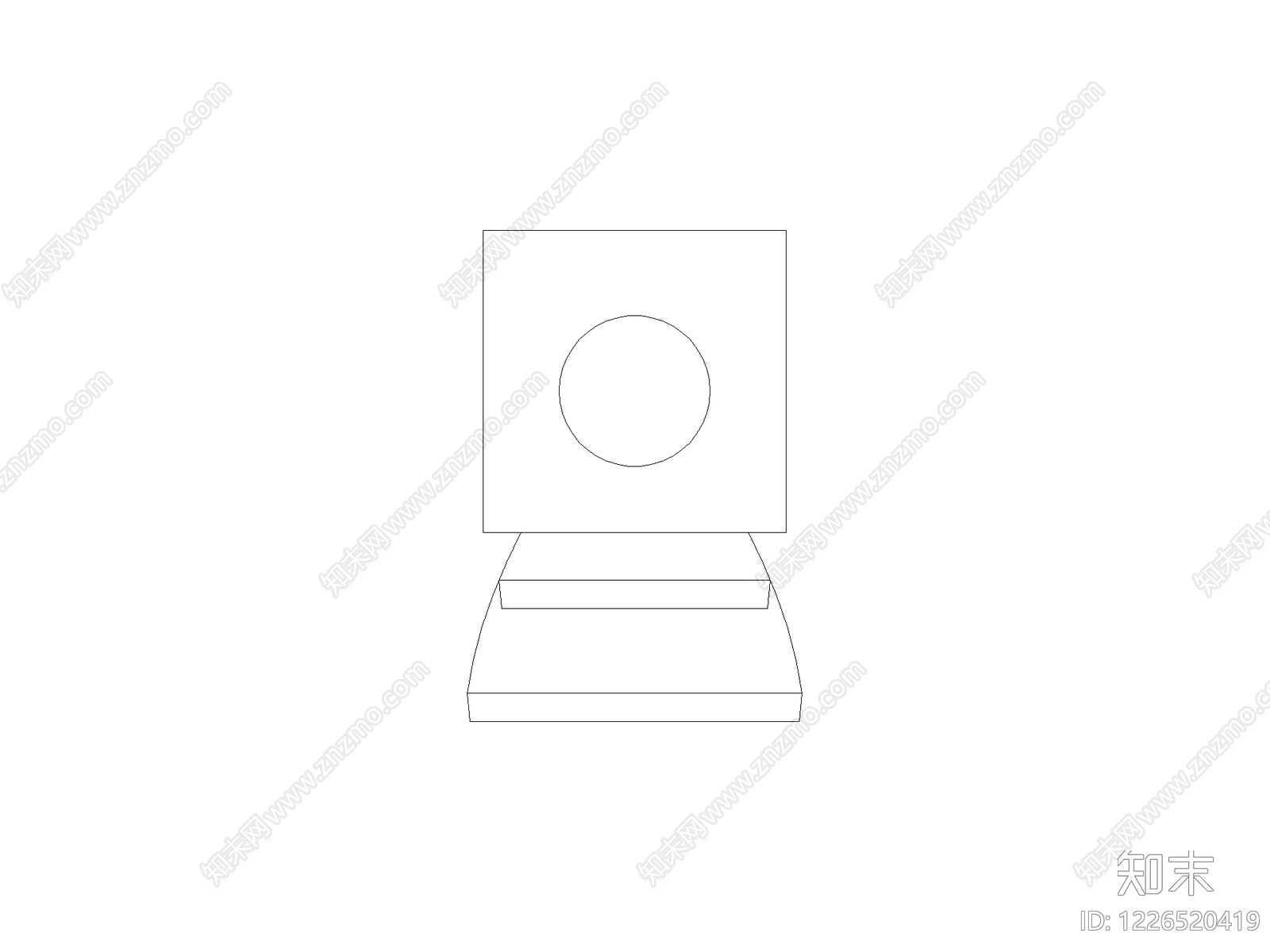 灯具图块cad施工图下载【ID:1226520419】