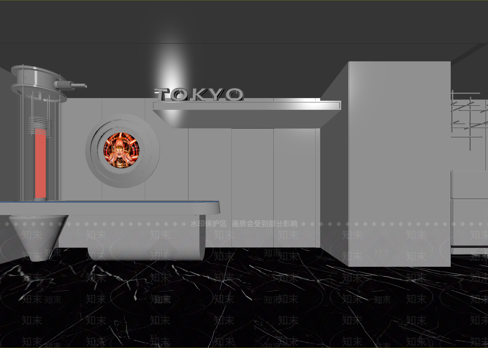 现代科技展厅3D模型下载【ID:1215179309】