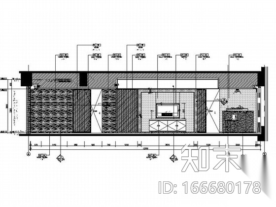 [中山]知名连锁商务酒店现代客房装修施工图cad施工图下载【ID:166680178】