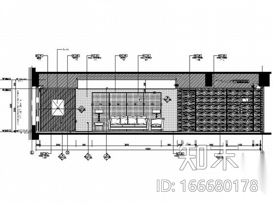 [中山]知名连锁商务酒店现代客房装修施工图cad施工图下载【ID:166680178】